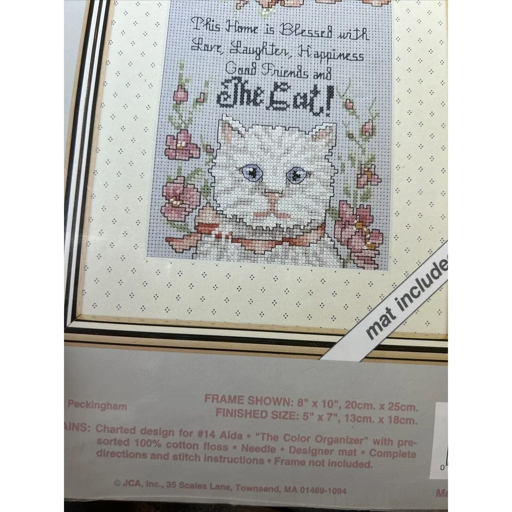 Weekenders The Cat Counted Cross Stitch Kit Mary Peckingham 02787 Vintage DIY‎